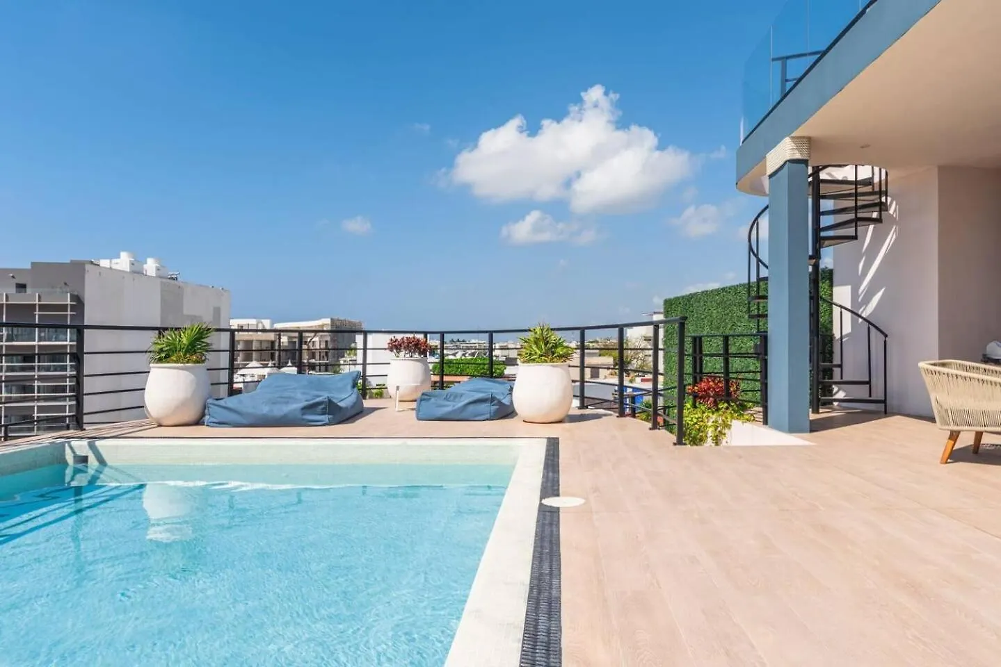 Luxury 2Br, Ocean View From Balcony And Rooptop Playa del Carmen